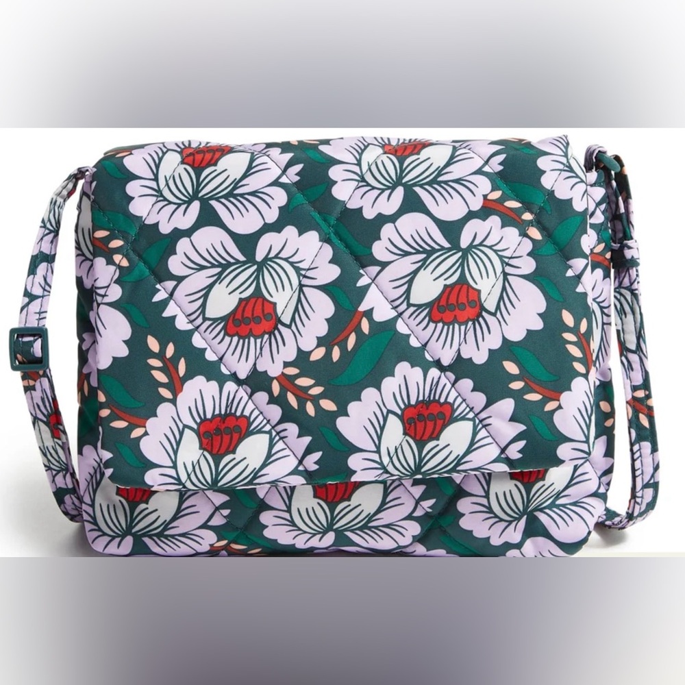 Vera Bradley Small Flap Hipster Lotus  Print